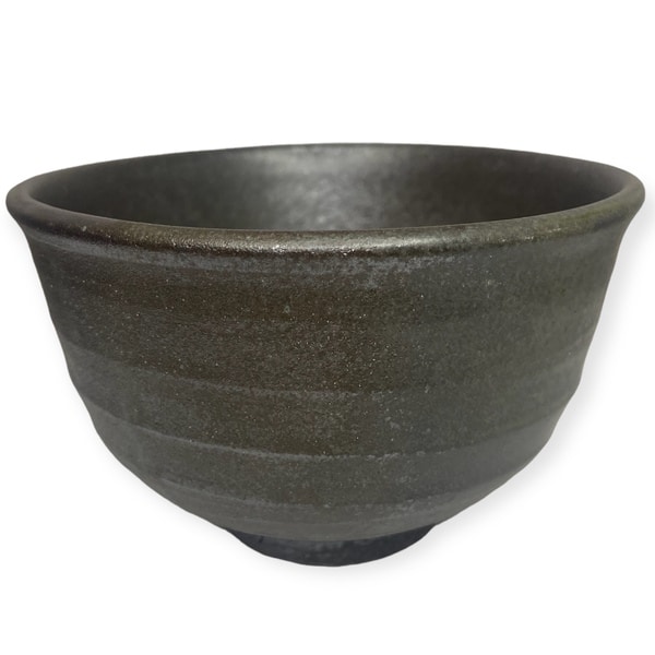 Graue Teeschale für Matcha von AY Natural stilvolles Design | AY Natural Klassische graue Matcha Schale von AY Natural für Teeliebhaber